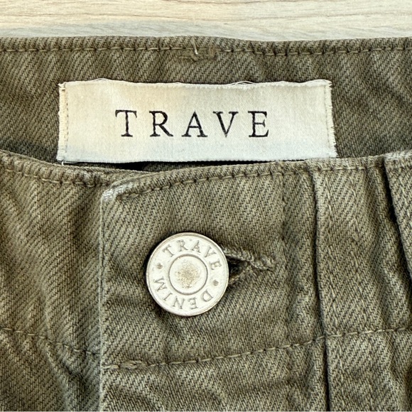 Trave Casual Khaki Cargo Shorts with Frayed Hem Women’s size 23 - Picture 4 of 6